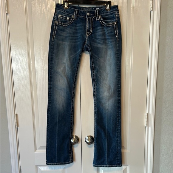 Women's Blue Jeans Boot Cut Size 29 Medium Wash